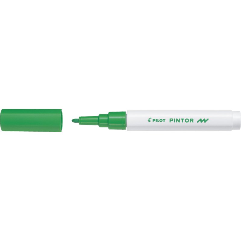 PILOT pigmentmarker PINTOR, fijn, wit, 1,0 mm, 6 stuks